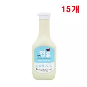 팥빙수재료 가당연유 500g 15개 우유 빙수용 팥용 라떼