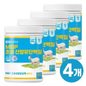 올바른습관 MBP 초유 100% 산양유 단백질분말 파우더 500g 4개
