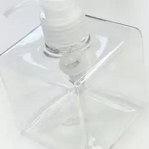 사각 펌핑 공병 투명 디스펜서 로션 샴푸 용기