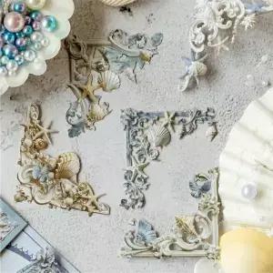 팩당 20장 레트로 홀로우 릴 코너 스티커 스크랩북 사진 앨범 장식 수제 DIY