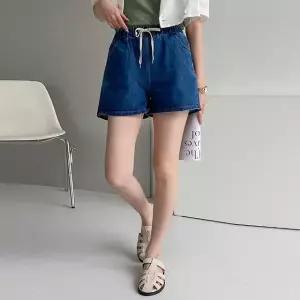 여성 여름 청 밴딩 반바지 데님 숏팬츠 핫팬츠 PN0598S