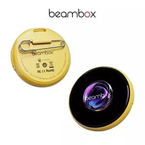 beambox Niji e-배지 1.53inch 45mm 고화질 다이나믹 디지털 액자 블루투스 전자 badge JPG/PNG/GIF동영상 지원 아이돌 굿즈