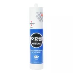 AS5000 도배부자재 수성실리콘 (백색)-1박스25개 실리컨 창틀보수재 건축용 내장재시공 보수재 용품 보수용