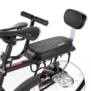 자전거 좌석 등받이 새들 뒷좌석 MTB 랙 가죽 쿠션 사이클링 부품