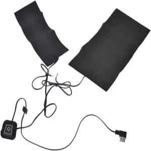 추운 날씨 야외용 5V 2A 온도 조절 천 전기 난방 패드가 포함된 USB 2 in 1 겨울 재킷 조끼