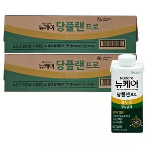 뉴케어 당플랜 프로 호두맛 230ml 48팩영양식 페트 균형유동식 식사대용 대용식 어르신선물 요양원 케어캔