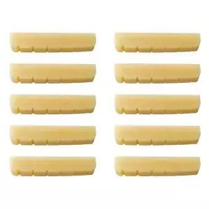 에피폰 기버슨 레폴 LP용 10x 본 기타 너트 43x6x8.5mm 무표백