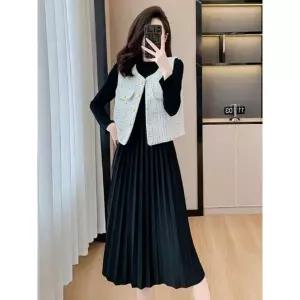 솜브레로스 여성용 가을 캐주얼 슬림핏 탑 아우터 조끼 DOS3