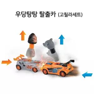 우당탕탕 탈출카- 고릴라세트 범퍼 미니미니카 장난감미니 작동미니 미니완구 미니 자동차