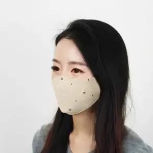 패션 다회용 면마스크 입체마스크 성인용 3겹 필터 방 면마스크 입체마스크