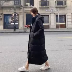 데일리패딩 모던하면서도 캐주얼한 발목까지 오는 겨울 롱패딩