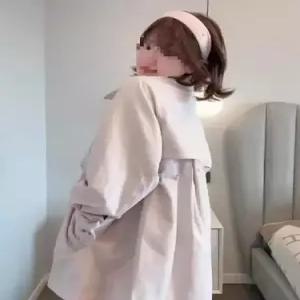 여친 롱 하프 핑크 가을 카디건 트렌치코트 데일룩 망토 레이스 DAOL3