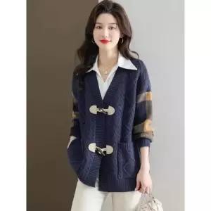 롱 하프 니트 캐주얼 여사친 가디건 카디건 스웨터 데일룩 상의 봄가을 DAOL3