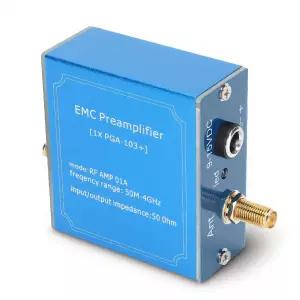초저잡음 증폭기 RF 및 소프트웨어 정의 라디오(SDR)용 LNA 모듈 PGA -103+ 칩 광대역 50M~4GHz 주파수 SMA
