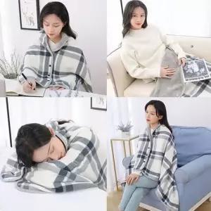 다양한 활용도 따뜻한 극세사 소재 데일리 무릎 담요