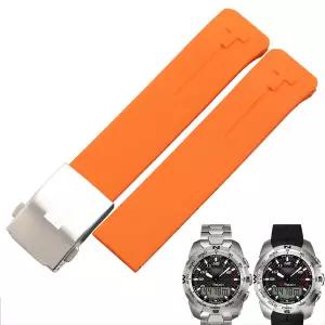 WENTULA wathbands TISSOT EXPERT T-TOUCH z353T-Touch T047 T33 실리콘 시계 밴드 스트랩