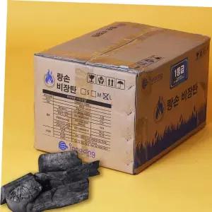 고기숯 바베큐숯 비장탄 두번구운 업소 고기 캠핑 7.5kg 10kg