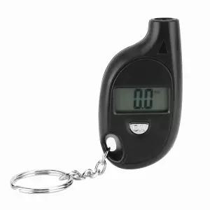 Acouto 디지털 타이어 공기압 게이지 5-150PSI 미니 LCD 키체인 Kpa Bar Kg/cm2의 테스터