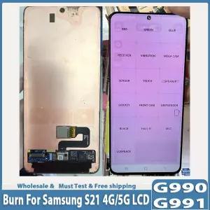 6.2인치 삼성 호환 S21 SM-G990B/DS G991F용 G991 LCD 디스플레이 5G G991B용 터치 스크린 디지타이저 어셈