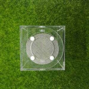 정사각형 개미 둥지 아크릴 활동 영역 작업장 독특한 농장 집 7X7X7cm