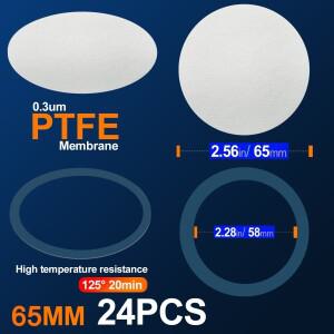 합성 필터 종이 스티커 65mm 82mm 90mm 0.2μm 디스크 버섯 재배용