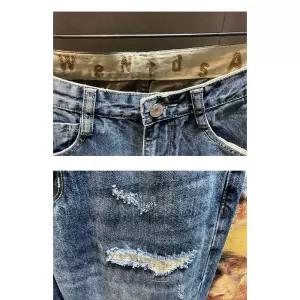 남성 코디룩 일자핏 청바지 9부 배기 진 여름 와이드 통바지 인기2