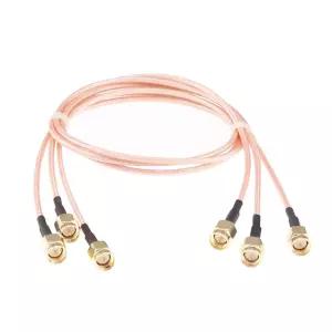 RFaha 3pcs RF 동축 SMA 남성에서 안테나 익스텐더 케이블 어댑터 점퍼 RG316 20 50cm