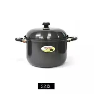 경질 1단 곰솥 냄비 32호 32cm 들통 찜통 곰국 대용량 찜솥