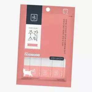브리더랩 주간스틱 닭가슴살 연어 고양이간식 7P