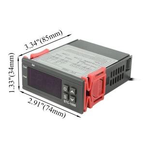 인큐베이터 온도 컨트롤러 조절기 릴레이 가열 냉각 용 STC-1000 220V/24V/12V LED 디지털