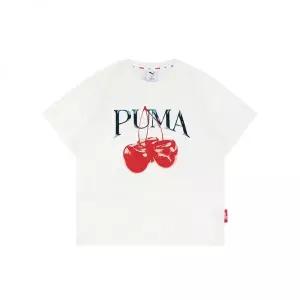푸마 KIDS 여아 그래픽 반팔티PK62TL401 5010044907 2064685