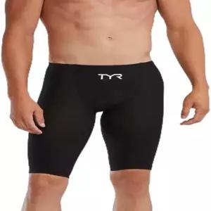 TYR 남성용 어빅터 2.0 하이웨이스트 대회 재머 수영복 26 Black
