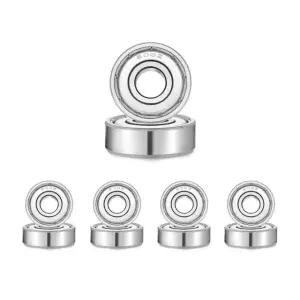 미에카오이 608z 베어링 밀폐 딥 그루브 볼 - 미니어처 8x22x7mm 이중 고무 롤러 스케이트