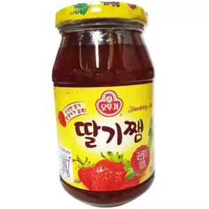 오뚜기 딸기 잼 500g 병 제과 제빵 토스트 잼 스프레드 과일