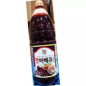 청우 핫 바베큐소스 2.1kg 8개 바비큐소스 고추소스 매운소스