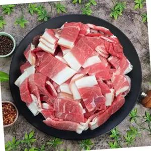 GD 국내산 앞다리살 미전지 5mm 제육 2kg 냉동 업소용 식자재