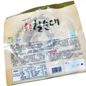 성빈식품 호호찰 순대 500g 15개 분식 당면 야채 선지 오뎅