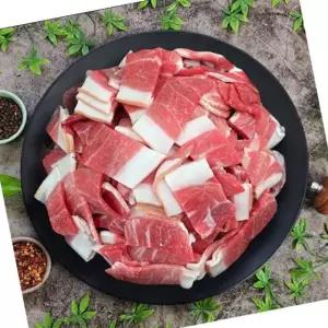 국내산 돼지 앞다리살 미전지 5mm 제육용 5kg 볶음 찌개