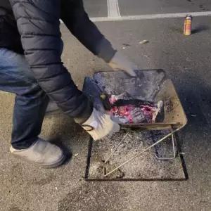 [룽스_65]글러브 그릴장갑 캠핑 내열 장갑 오븐 안전 BBQ