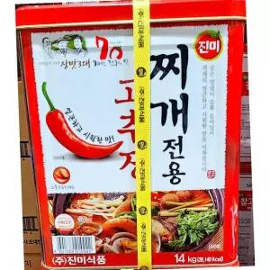 진미식품 찌개용 고추장 14kg 업소용 된장 찌개 양념