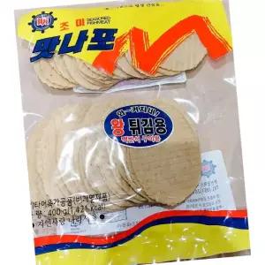 일성씨푸드 튀김용 쥐포 400g 40개 업소용 건어물 튀김