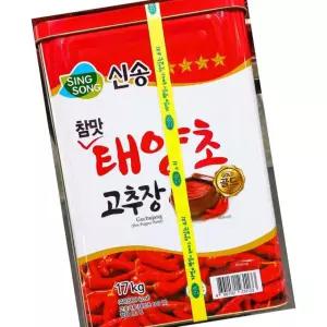 신송식품 참맛 고추장 17kg 업소용 대용량 찌개 양념