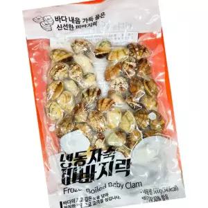 삼원시푸드 냉동 자숙 피바지락 500g 업소용 해물 국물