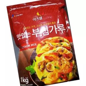 이츠웰 부침 가루 1kg 전 튀김 야채 해물 파전 요리