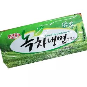 맛찬들 녹차냉면사리 200g 10개 냉동막국수사리 막국수면 메밀막국수