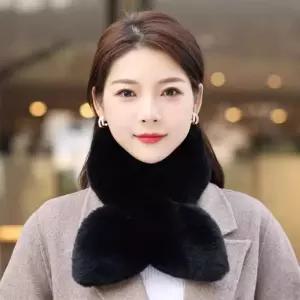 [룽스_65]퍼 목도리 심플 쁘띠 쁘디머플러 머플러 털