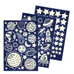 [룽스_65]야광스티커 야광별3PCS 숫자 우주여행2 GS-6605