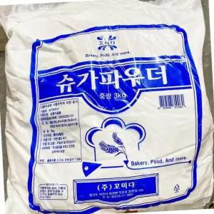 꼬미다 슈가 파우더 3KG 제과용 설탕 아이싱 재료 케이크 재료