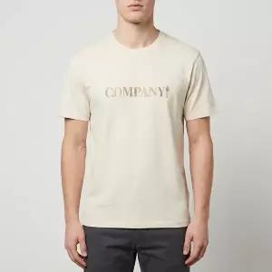 CP컴퍼니 26SS 30/1 저지 져지 바람막이 트랙 자켓 반팔티 로고 티셔츠 20CMTS085A 005100W 114 숏 슬리브
