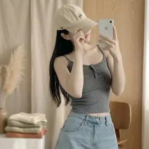 여성 여름 데일리 크롭 나시 끈 슬림핏 이너
